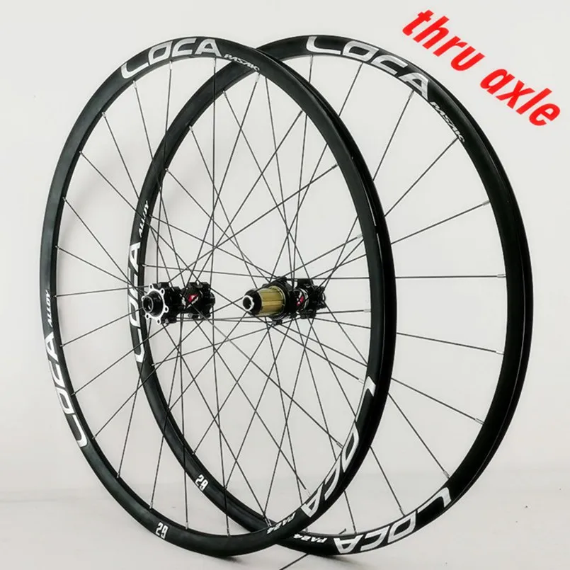 PASAK 26/27.5/29inch MTB Mountain Bike Wheelset Thru-axis Axle Sealed Bearing Disc Brake 24H 6Claws Stright Pull Wheels 700C Rim
PASAK 26/27.5/29inch MTB Mountain Bike Wheelset Thru-axis Axle Sealed Bearing Disc Brake 24H 6Claws Stright Pull Wheels 700C Rim
