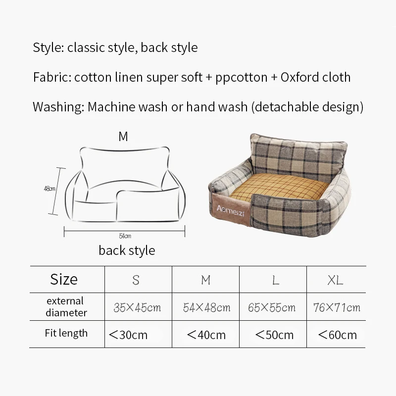 Thick Dog Cat Bed Pet Bed Removable Soft Pet Bed For Dog Washable House Sofa Mat Sleeping Bed Cat Puppy Kennel Pet Rest Supplies
Thick Dog Cat Bed Pet Bed Removable Soft Pet Bed For Dog Washable House Sofa Mat Sleeping Bed Cat Puppy Kennel Pet Rest Supplies