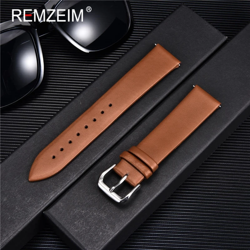 Calfskin Leather Watchband 8mm 10mm 12mm 14mm 16mm 18mm 20mm 22mm Soft Material Watch Band Wrist Strap With Silver Steel Buckle
Calfskin Leather Watchband 8mm 10mm 12mm 14mm 16mm 18mm 20mm 22mm Soft Material Watch Band Wrist Strap With Silver Steel Buckle