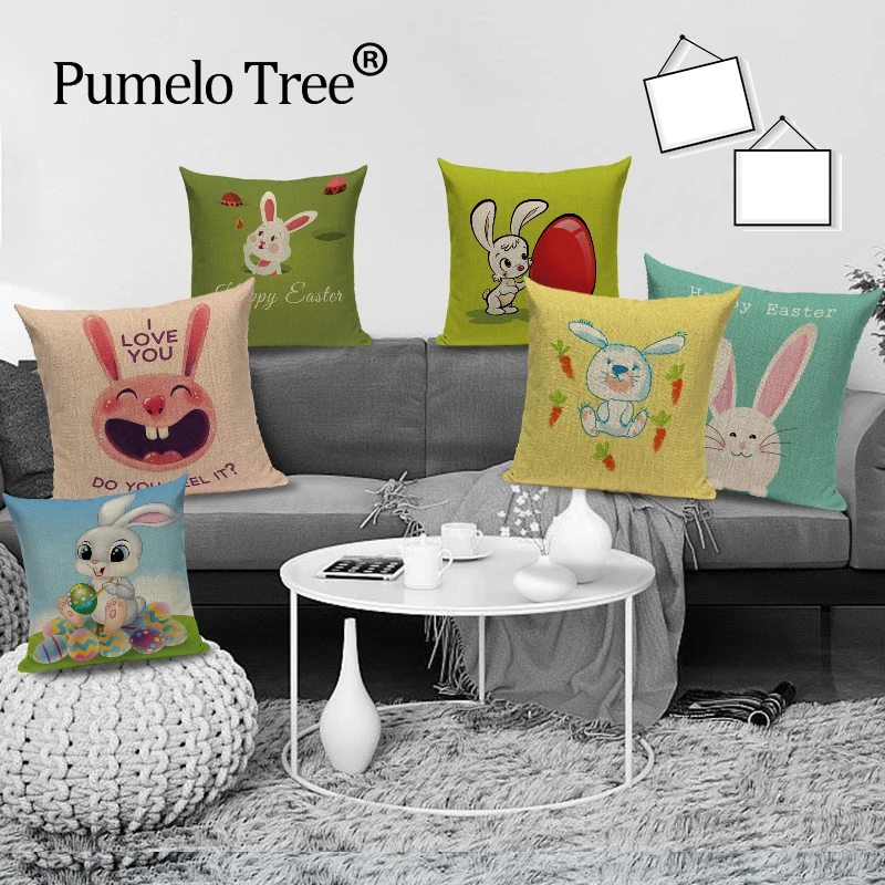 Чехол для подушки Happy Easter с изображением кролика, пасхальных яиц, Декор, наволочки для подушки, чехол для подушки с кроликом, диван, украшение...
Чехол для подушки Happy Easter с изображением кролика, пасхальных яиц, Декор, наволочки для подушки, чехол для подушки с кроликом, диван, украшение...