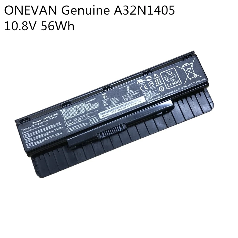 ONEVAN Genuine A32N1405 New Battery for ASUS ROG N551 N751 N751JK G551 G771 G771JK GL551 GL551JK GL551JM G551J G551JK G551JM
ONEVAN Genuine A32N1405 New Battery for ASUS ROG N551 N751 N751JK G551 G771 G771JK GL551 GL551JK GL551JM G551J G551JK G551JM