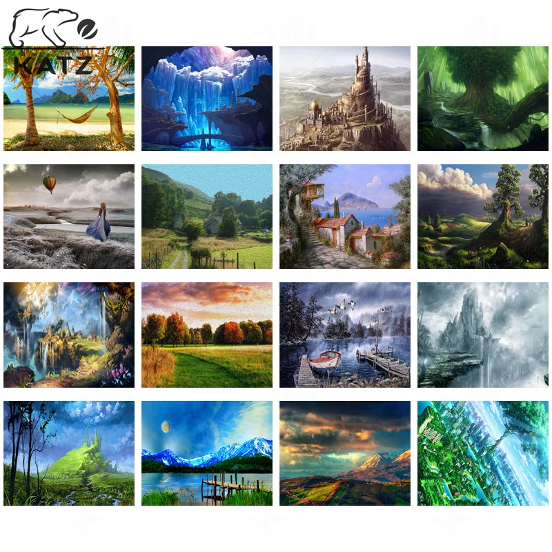 Landscape Oil Painting Art Diamond Painting Cross Stitch Fortress Cartoon Field Path Picture Diamond Mosaic Embroidery Home Deco
Landscape Oil Painting Art Diamond Painting Cross Stitch Fortress Cartoon Field Path Picture Diamond Mosaic Embroidery Home Deco