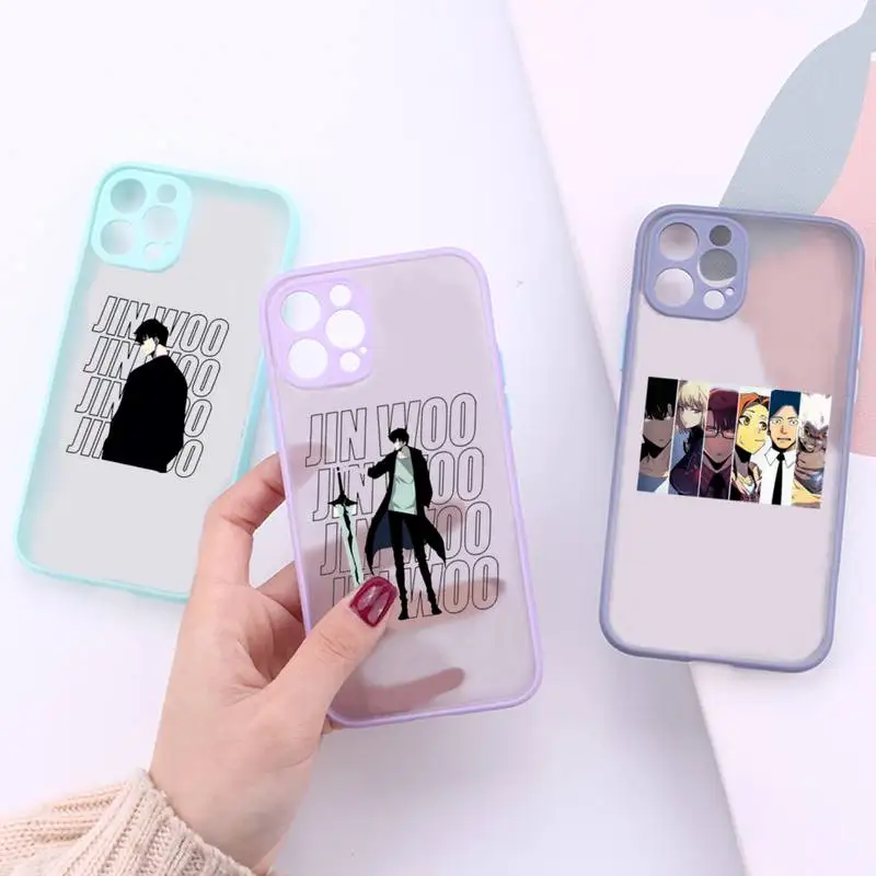 Japan anime solo leveling Phone Case matte transparent For iphone 7 8 11 12 plus mini x xs xr pro max cover
Japan anime solo leveling Phone Case matte transparent For iphone 7 8 11 12 plus mini x xs xr pro max cover