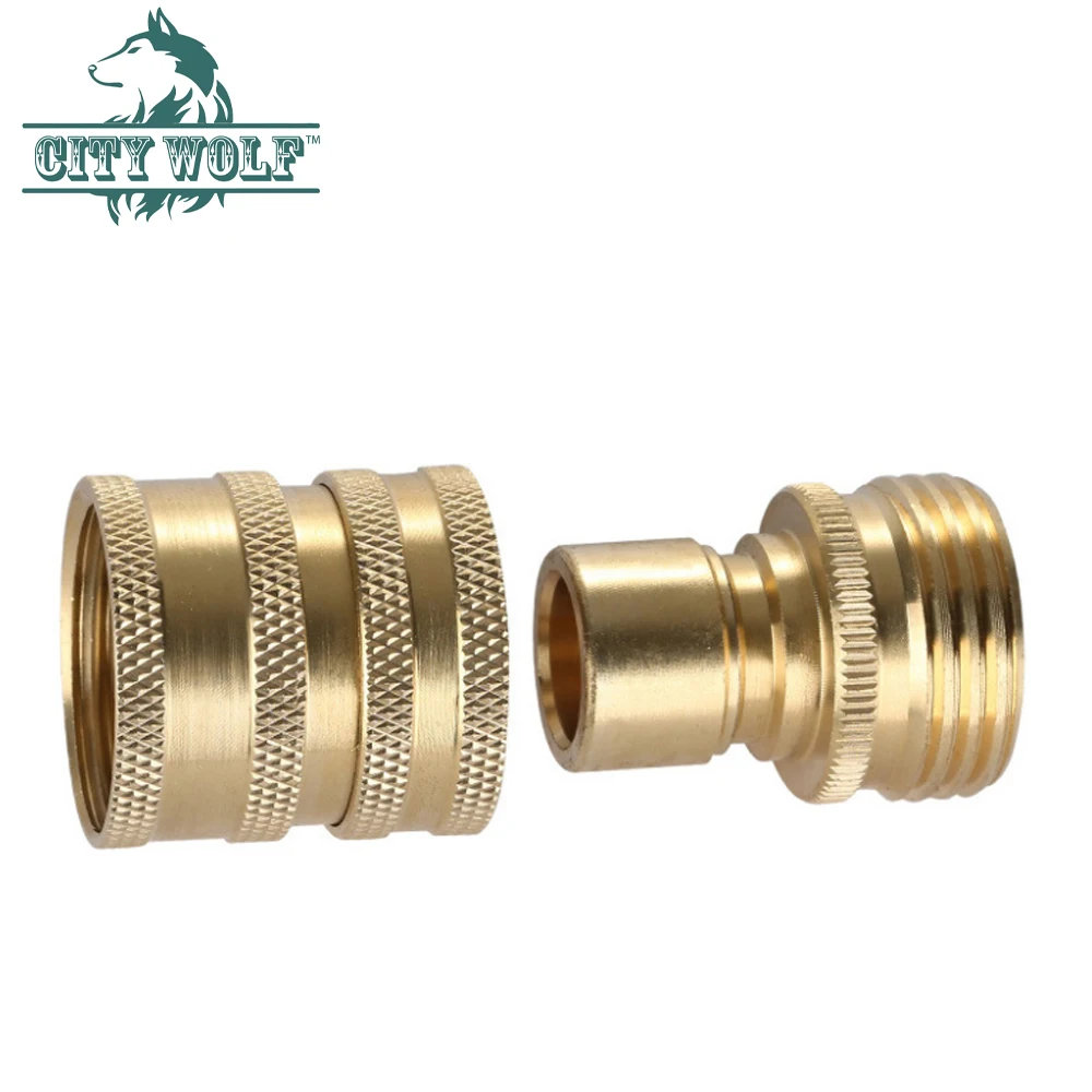City Wolf High Pressure Washer Gun 3/8 Male Quick Connector To G3/4 Female Brass Adaptor Car Cleaning Machine Accessory
City Wolf High Pressure Washer Gun 3/8 Male Quick Connector To G3/4 Female Brass Adaptor Car Cleaning Machine Accessory