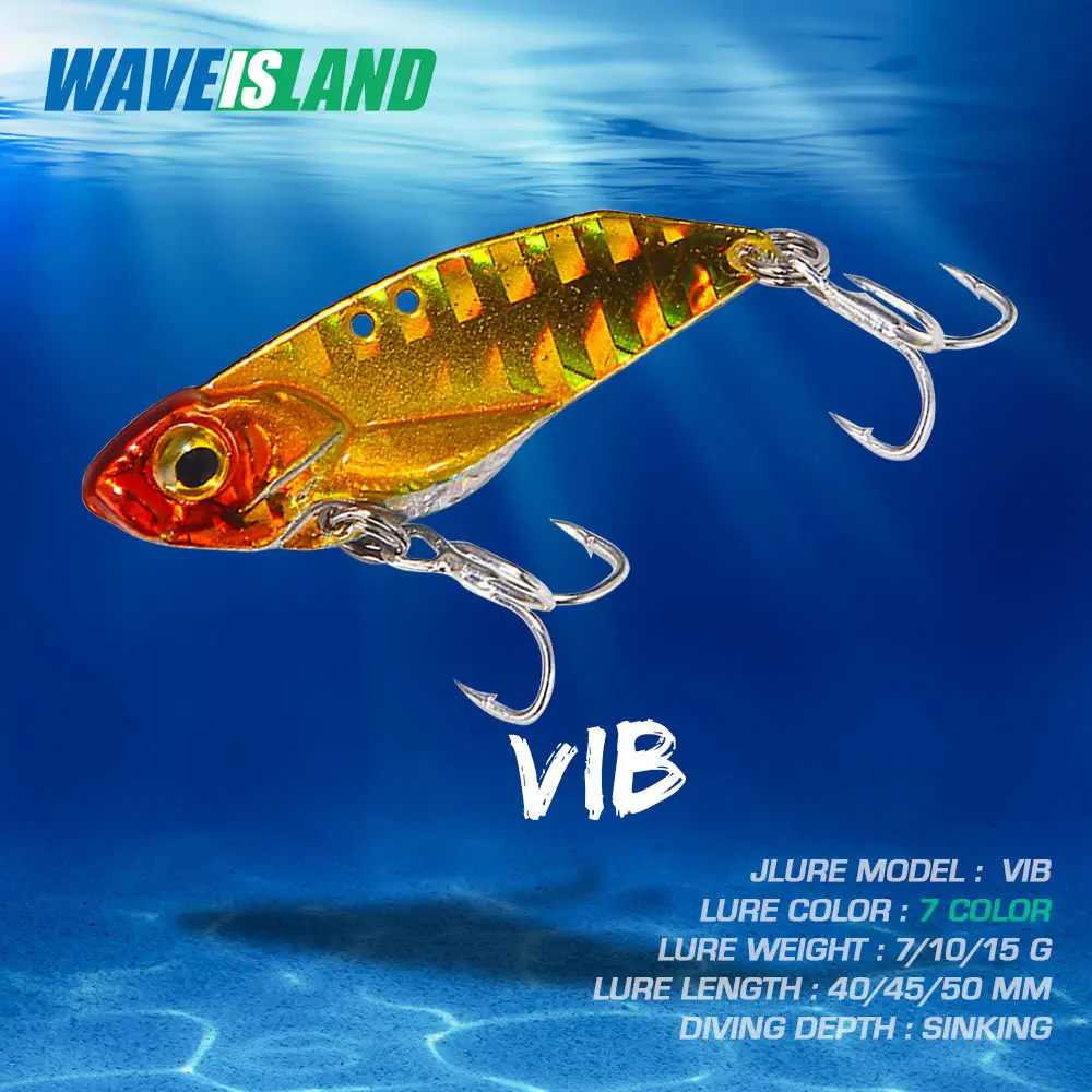 WAVEISLAND 2021 VIB Fishing Lures 7-15g Metal Jig Isca Artificial Metal Lure Fishing Tackle Articulos De Pesca Fake Fish Bass
WAVEISLAND 2021 VIB Fishing Lures 7-15g Metal Jig Isca Artificial Metal Lure Fishing Tackle Articulos De Pesca Fake Fish Bass