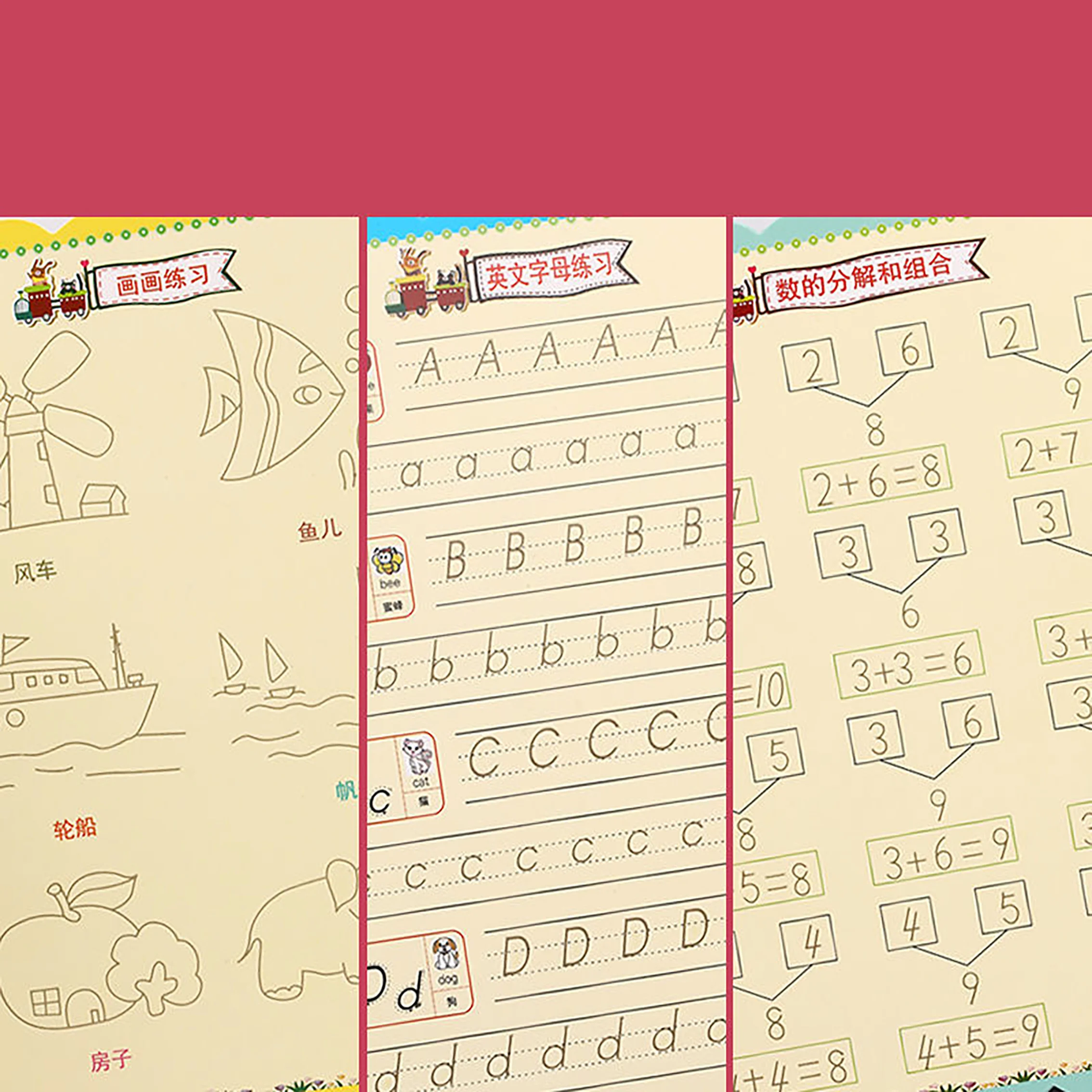 Copybook 3-8 Years Old Children Groove Practice Digital Pinyin Calligraphy Baby Regular Script Pupils Writing Notes Art
Copybook 3-8 Years Old Children Groove Practice Digital Pinyin Calligraphy Baby Regular Script Pupils Writing Notes Art