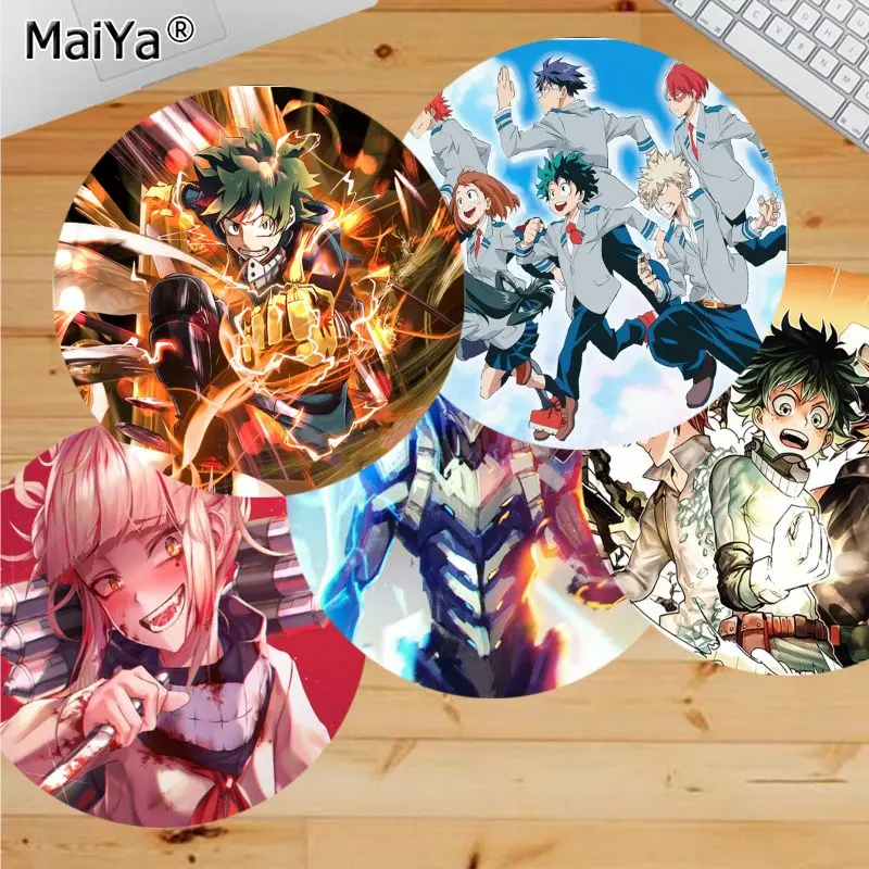 MaiYa Beautiful Anime My Hero Academia Silicone round mouse Pad to Mouse Game Anti-Slip Laptop PC Mice Pad Mat gaming Mousepad
MaiYa Beautiful Anime My Hero Academia Silicone round mouse Pad to Mouse Game Anti-Slip Laptop PC Mice Pad Mat gaming Mousepad