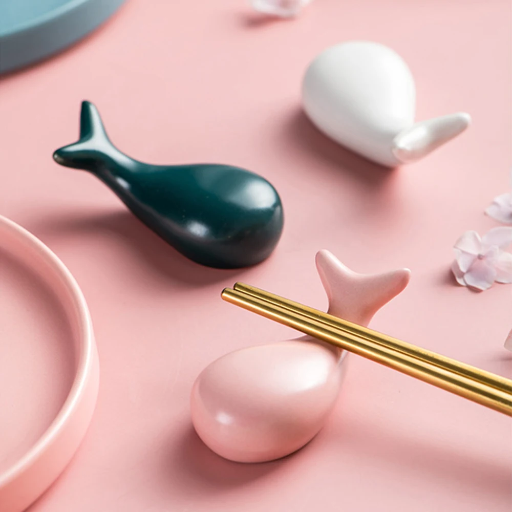 Whale Shape Chopsticks Rest Holder Household Chopstick Pillow Cute Fish Chopsticks Rest Dining Table Ornament Ceramic Crafts
Whale Shape Chopsticks Rest Holder Household Chopstick Pillow Cute Fish Chopsticks Rest Dining Table Ornament Ceramic Crafts