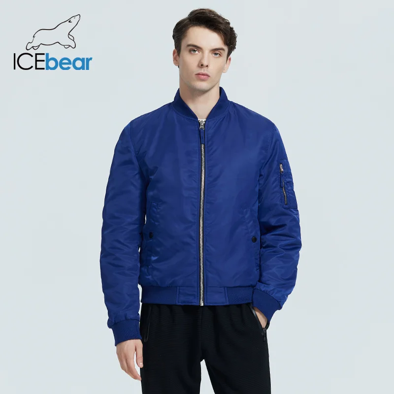 ICEbear 2021 Новая осенняя мужская короткая куртка модная летная одежда