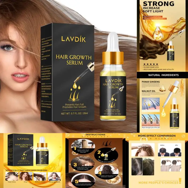 LAVDIK Ginger Fast Hair Growth Serum Essential Oil Anti Preventing Hair Lose Liquid Damaged Hair Repair Growing Dropship TXTB1
LAVDIK Ginger Fast Hair Growth Serum Essential Oil Anti Preventing Hair Lose Liquid Damaged Hair Repair Growing Dropship TXTB1