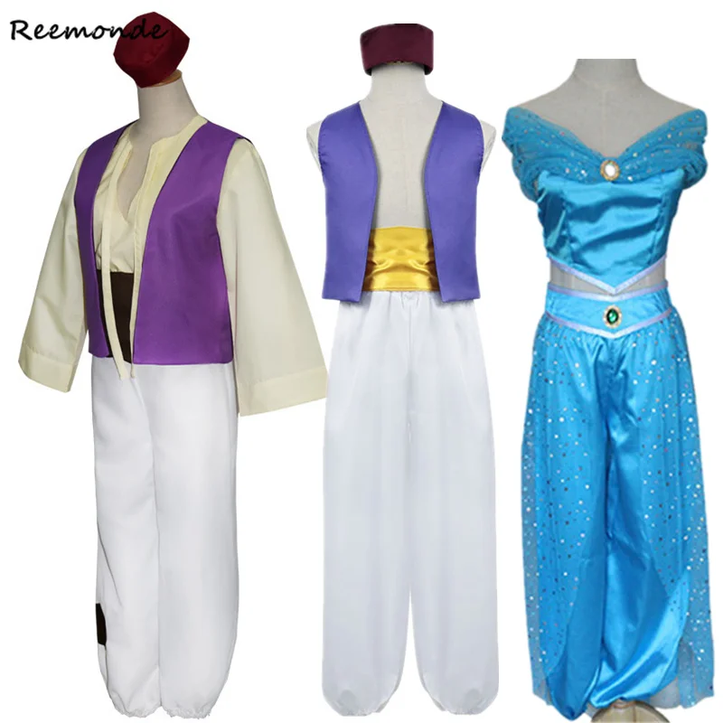 Adult Aladdin Costumes Aladdin and The Magic Lamp Aladdin Cosplay Top Pants Hat Set Suit Men Aladdin Kid Costume Halloween Party 
Adult Aladdin Costumes Aladdin and The Magic Lamp Aladdin Cosplay Top Pants Hat Set Suit Men Aladdin Kid Costume Halloween Party