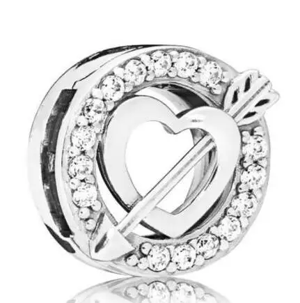 Genuine 925 Sterling Silver Charm Reflexions Asymmetric Heart & Arrow Clip Stopper Lock Fit Pan Bracelet Diy Jewelry
Genuine 925 Sterling Silver Charm Reflexions Asymmetric Heart & Arrow Clip Stopper Lock Fit Pan Bracelet Diy Jewelry