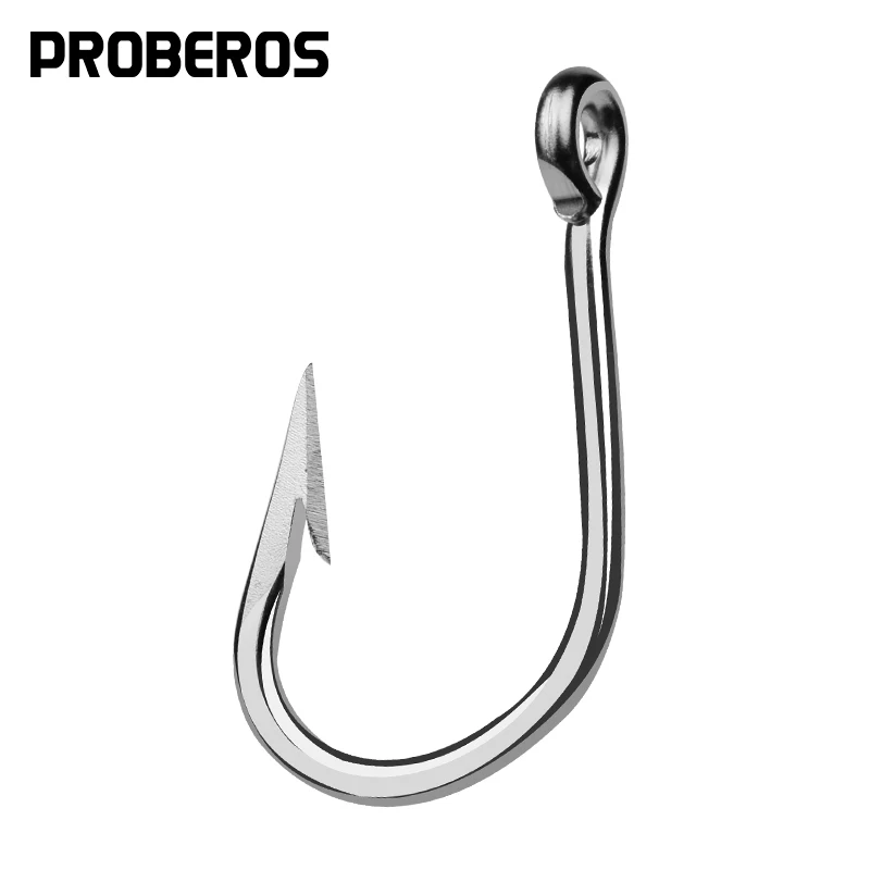 PROBEROS Ocean Boat Fishing Saltwater Fishing Hook Sword Hook 6/0#-12/0# Model Stainless Steel Fishhook
PROBEROS Ocean Boat Fishing Saltwater Fishing Hook Sword Hook 6/0#-12/0# Model Stainless Steel Fishhook