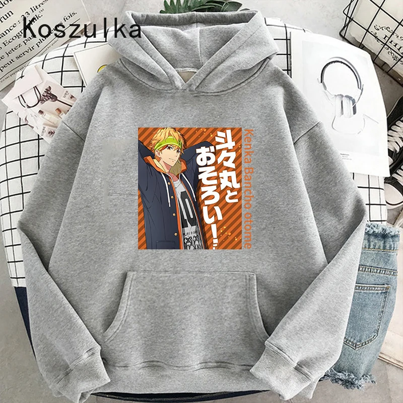 

Kenka Bancho Otome Hoodie Winter Fashion Anime Clothes Men Sweatshirt Hoodies Oversized cool Hoodie boys Basic Casual Streetwear