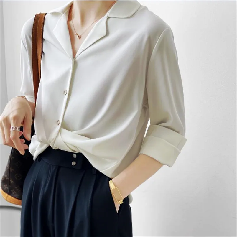 2020 Autumn Women White Shirt Female Blouse Tops Long Sleeve Casual Turn-down Collar OL Style Women Loose Blouses
2020 Autumn Women White Shirt Female Blouse Tops Long Sleeve Casual Turn-down Collar OL Style Women Loose Blouses