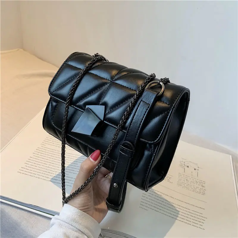 Shoulder Bag Female Designer Crossbody Bag Women Handbag Purse Chain Women Bag Diamond Lattice Fashion 2021 New Trend PU Leather
Shoulder Bag Female Designer Crossbody Bag Women Handbag Purse Chain Women Bag Diamond Lattice Fashion 2021 New Trend PU Leather