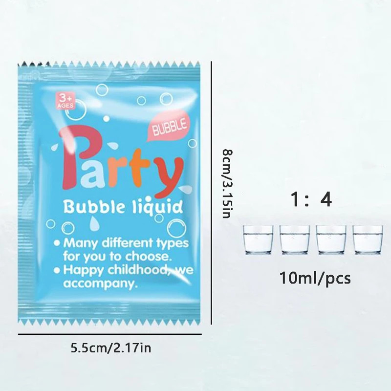 20x/10x Water Soap Bubble Liquid Bubble Refills Toys Bubbles Water Concentrate Soap Materials 10ml For Bubbling Gun Refills Toy
20x/10x Water Soap Bubble Liquid Bubble Refills Toys Bubbles Water Concentrate Soap Materials 10ml For Bubbling Gun Refills Toy