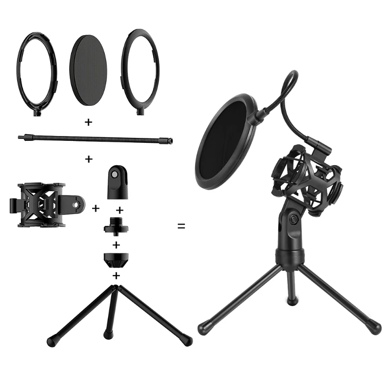 Microphone Filter Holder Stick Desktop Tripod Stand Anti-Spray Net Kit PS-2 W89C 
Microphone Filter Holder Stick Desktop Tripod Stand Anti-Spray Net Kit PS-2 W89C