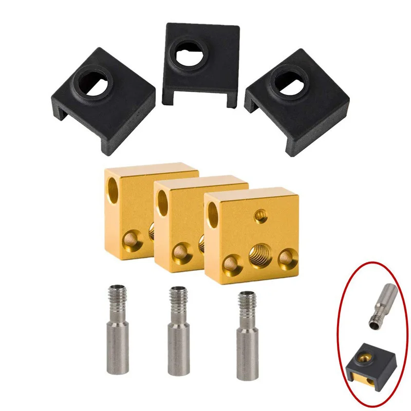 3D Printer Parts Silicone Socks Kit for MK7 MK8 Extruder Ender 3/Ender 3 Pro/Creality CR-10 /CR10S /S4 /S5(3 Packs)
3D Printer Parts Silicone Socks Kit for MK7 MK8 Extruder Ender 3/Ender 3 Pro/Creality CR-10 /CR10S /S4 /S5(3 Packs)