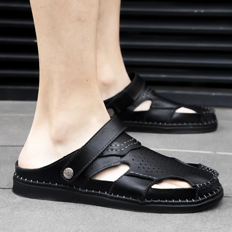 Sandalias For Man Sandale Homme Cuir Sandalia Masculina Couro Men's Sandals Fashion Rasteira Summer Shoes Men Beach
Sandalias For Man Sandale Homme Cuir Sandalia Masculina Couro Men's Sandals Fashion Rasteira Summer Shoes Men Beach