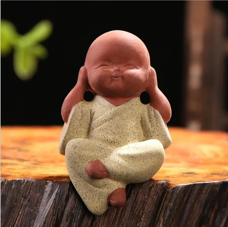 4pcs/set Ceramic Home Furnishing Gardening Decoration Handcrafts Creative Little Monk Mini Cute Ornaments Tea Pet Gift
4pcs/set Ceramic Home Furnishing Gardening Decoration Handcrafts Creative Little Monk Mini Cute Ornaments Tea Pet Gift