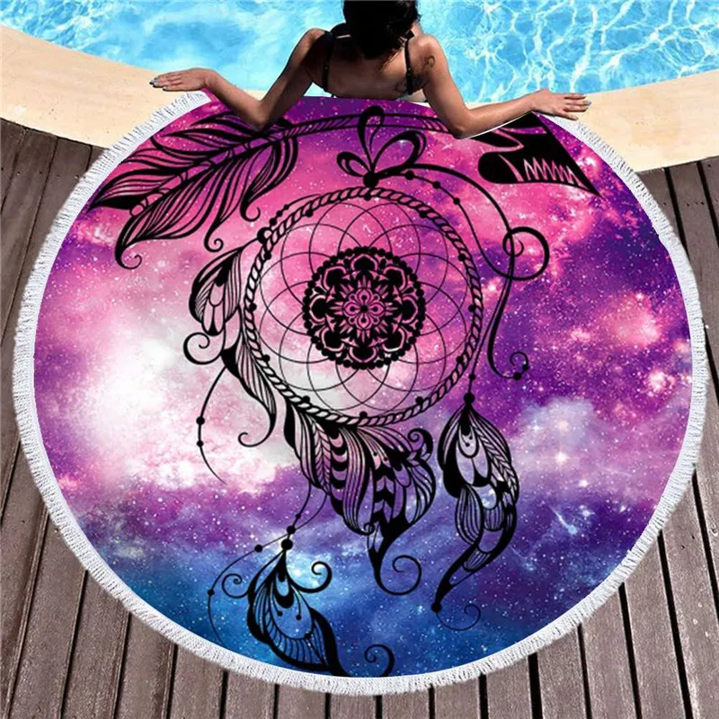 Dream Catcher Feather Round Beach Towel Tassels Bohemia Microfiber Bath Shower Towel For Adults Picnic Yoga Mat Blanket Cover Up
Dream Catcher Feather Round Beach Towel Tassels Bohemia Microfiber Bath Shower Towel For Adults Picnic Yoga Mat Blanket Cover Up