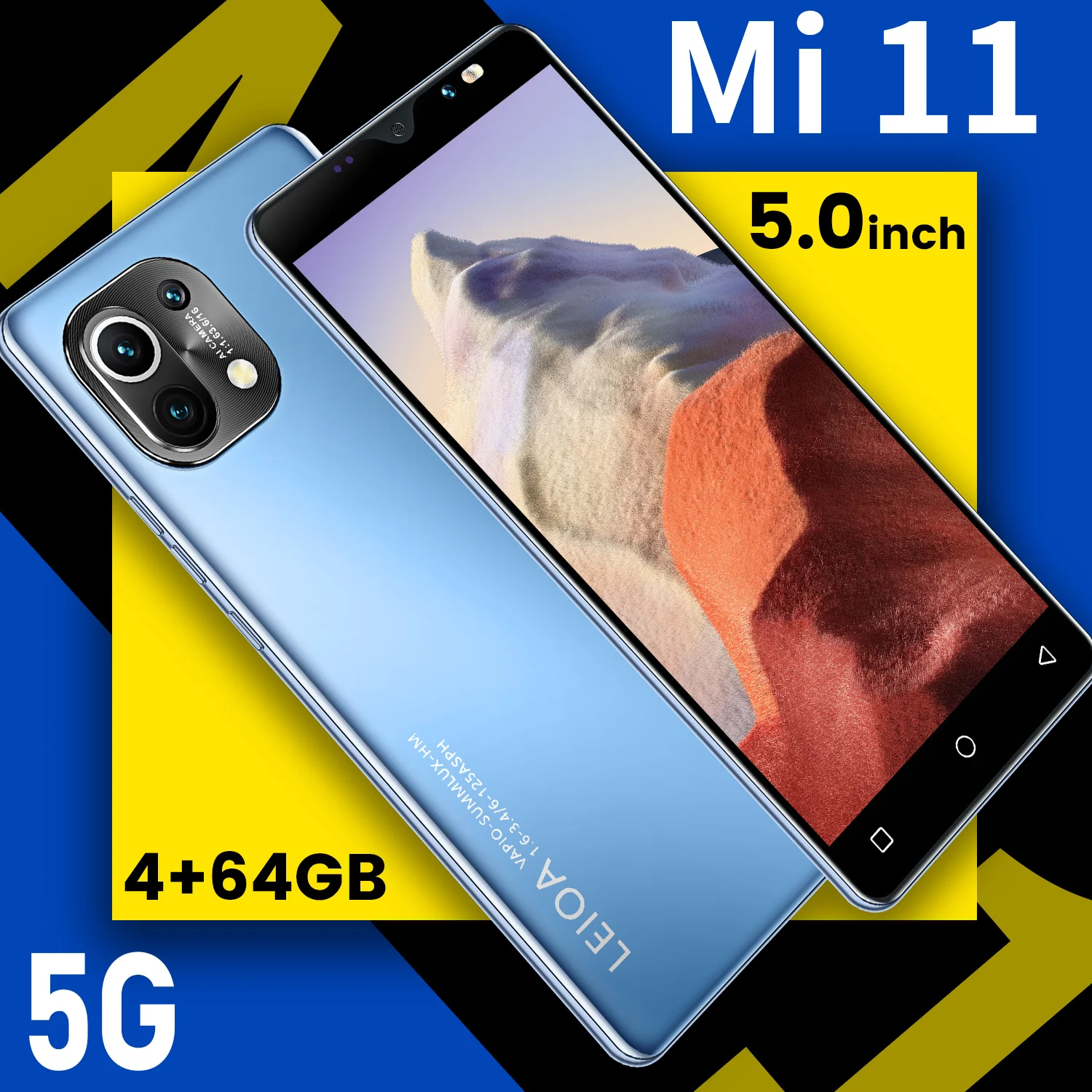 Mi 11 Ultra Global Version Smartphone 5.0Inch 4GB+64GB Android 10 Core 5G 3800mah 8MP+16MP MTK6899 Unlocked Telephone Celulares
Mi 11 Ultra Global Version Smartphone 5.0Inch 4GB+64GB Android 10 Core 5G 3800mah 8MP+16MP MTK6899 Unlocked Telephone Celulares