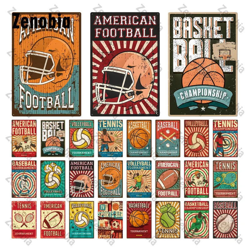 Ball Sports Metal Tin Sign Basketball Volleyball Tennis Baseballl Sign Metal Poster Wall Art Decor for Gym Playground Decoration
Ball Sports Metal Tin Sign Basketball Volleyball Tennis Baseballl Sign Metal Poster Wall Art Decor for Gym Playground Decoration