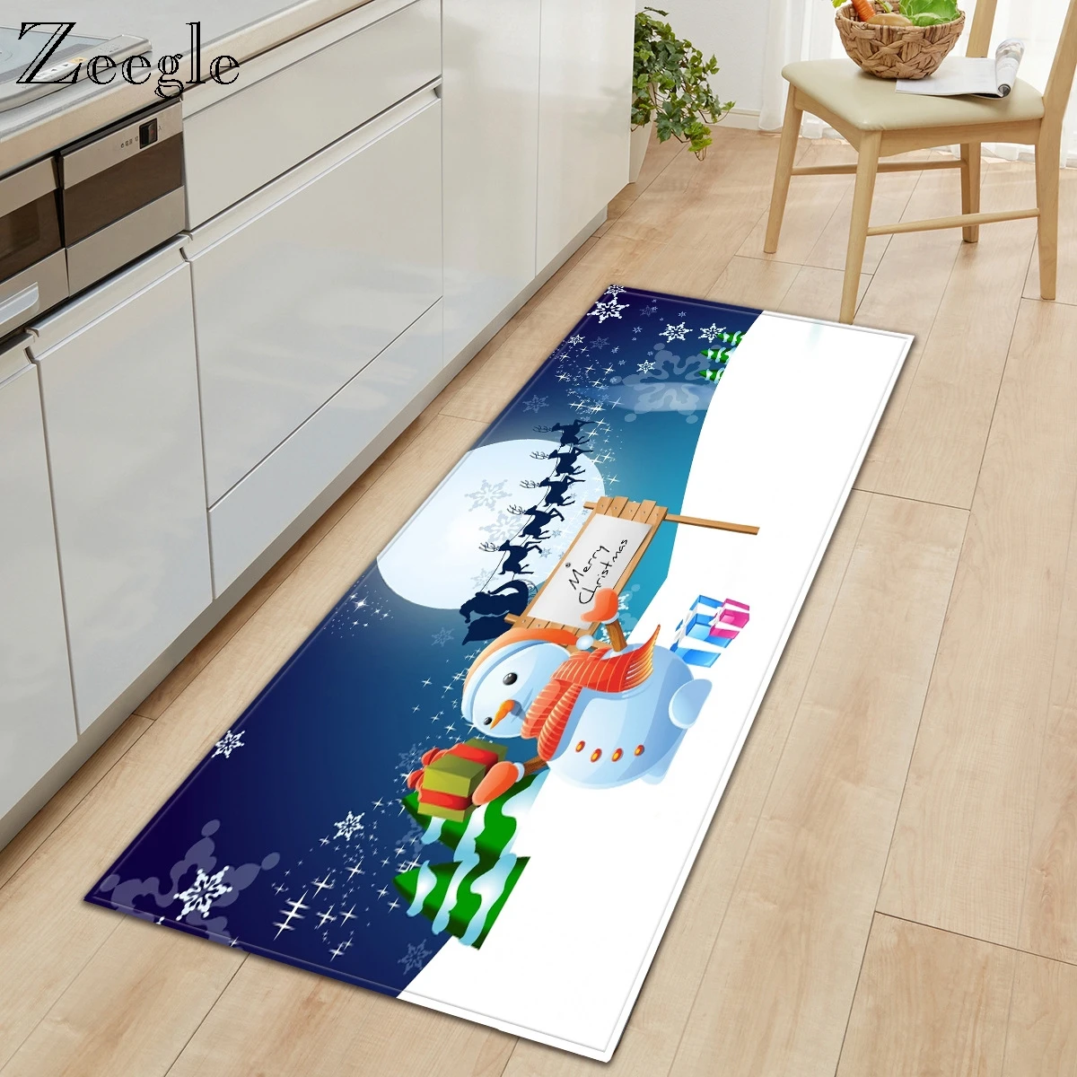 Zeegle Christmas Creative Mat Entrance Water Absorbent Rug Kitchen Floor Mat Living Room Comfortable Foot Mat Bathroom Foot Rug
Zeegle Christmas Creative Mat Entrance Water Absorbent Rug Kitchen Floor Mat Living Room Comfortable Foot Mat Bathroom Foot Rug