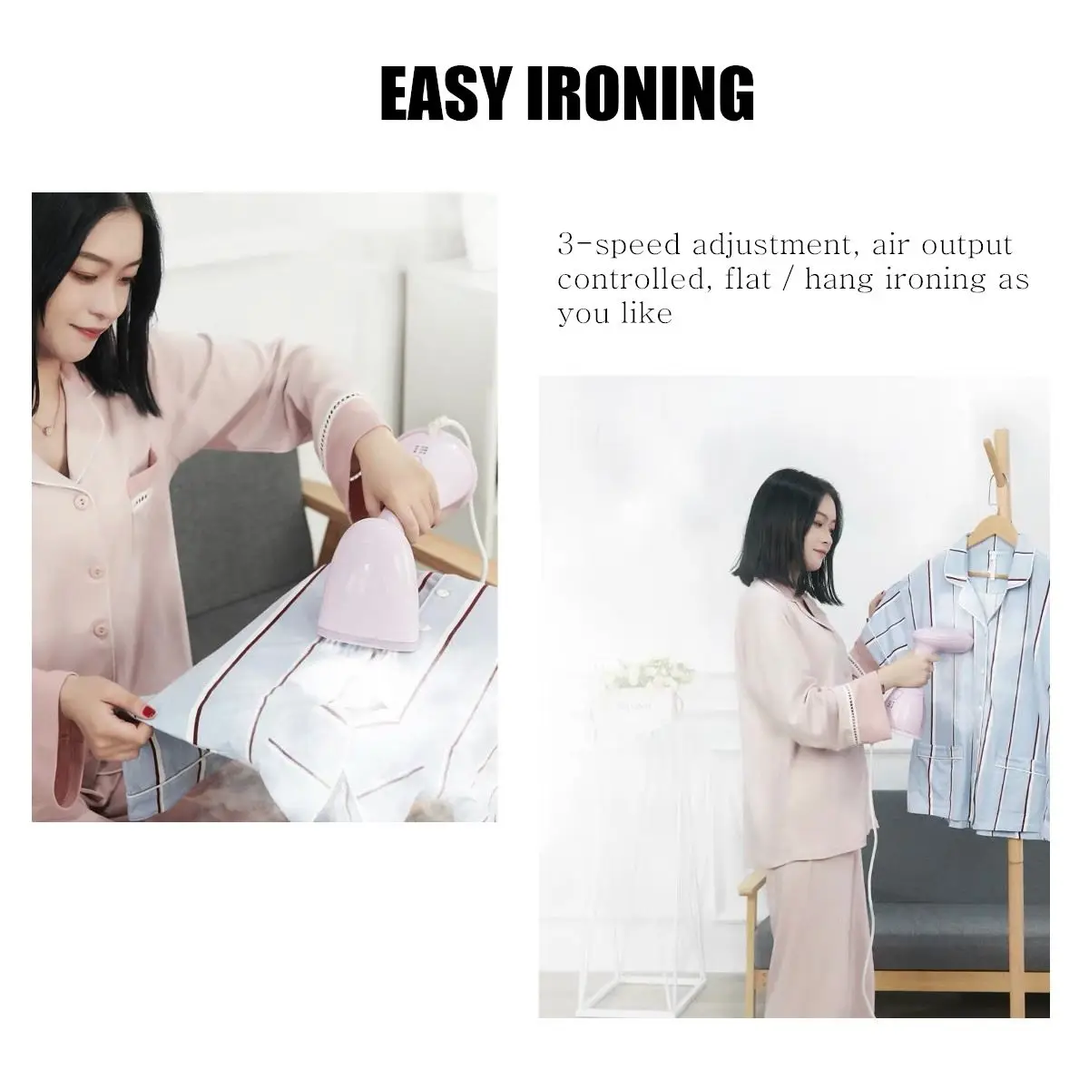 1500W Handheld Garment Steamer Fabric Iron Light Indicator Handheld Clothes Steamer Portable for Home Travel Fast-Heat
1500W Handheld Garment Steamer Fabric Iron Light Indicator Handheld Clothes Steamer Portable for Home Travel Fast-Heat