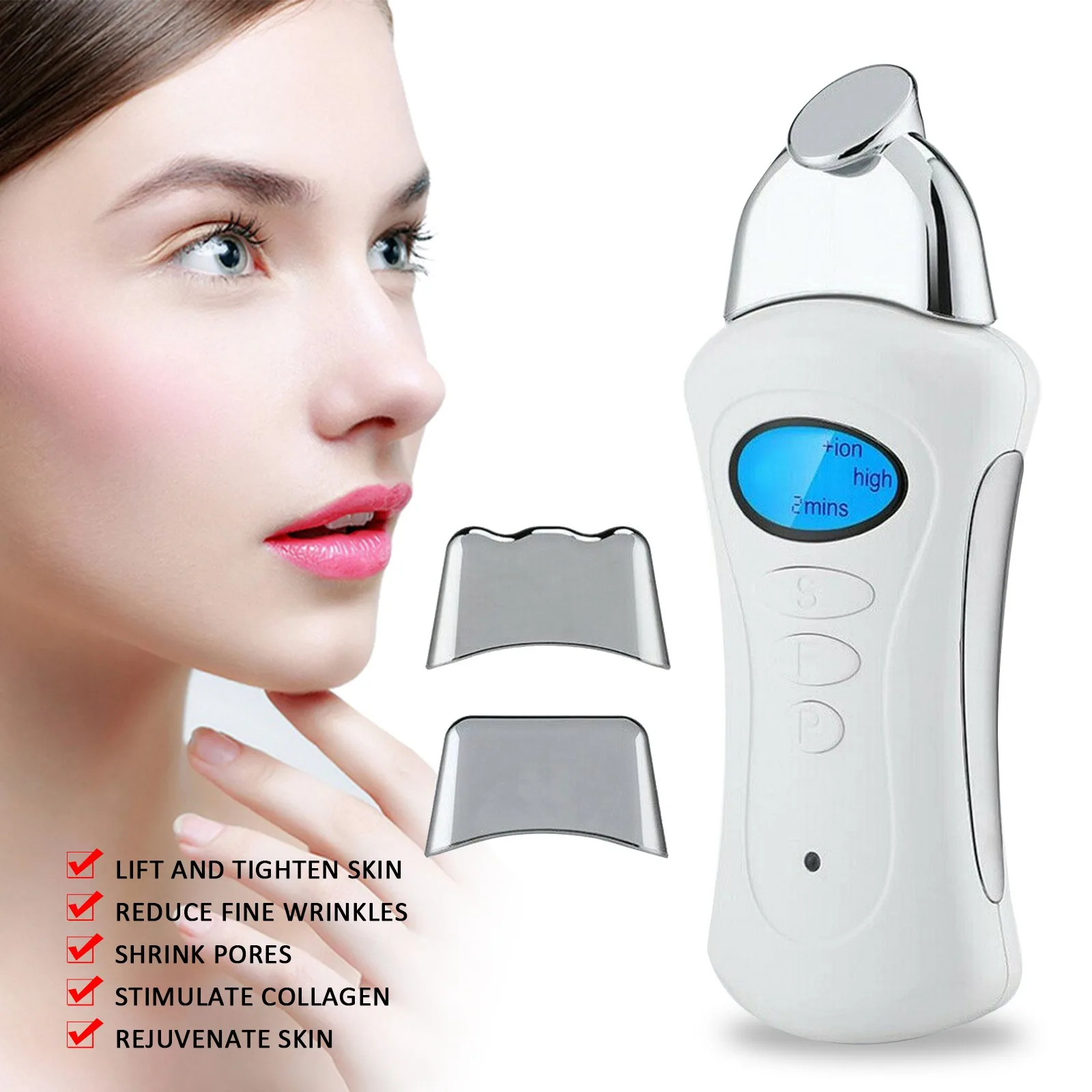 Handheld Microcurrent Facial Lifting Machine Electric Mini Beauty Instrument Galvanic Spa Skin Tightening Body Slimming Massager
Handheld Microcurrent Facial Lifting Machine Electric Mini Beauty Instrument Galvanic Spa Skin Tightening Body Slimming Massager