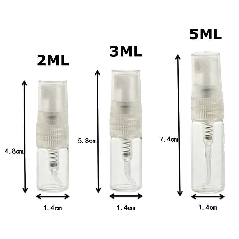 1000pcs Mini 2ml 3ml 5ml Portable Spray Glass Bottle Empty Perfume Glass Bottles Refillable Perfume Atomizer Travel Accessories
1000pcs Mini 2ml 3ml 5ml Portable Spray Glass Bottle Empty Perfume Glass Bottles Refillable Perfume Atomizer Travel Accessories