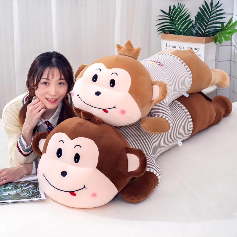 1pc 60-120cm Cute Large Hanging Hook and Loop Hand Monkey Plush Toys Stuffed Animal Knitted Boys Baby Doll Gift Presents
1pc 60-120cm Cute Large Hanging Hook and Loop Hand Monkey Plush Toys Stuffed Animal Knitted Boys Baby Doll Gift Presents