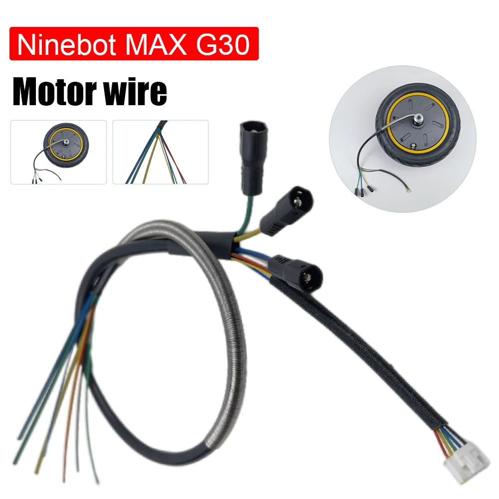 For Ninebot MAX G30 Replacement Rear Motor Drive Wheel Wiring Harness Power Cord Electric Scooter Ebike Accessories Parts
For Ninebot MAX G30 Replacement Rear Motor Drive Wheel Wiring Harness Power Cord Electric Scooter Ebike Accessories Parts