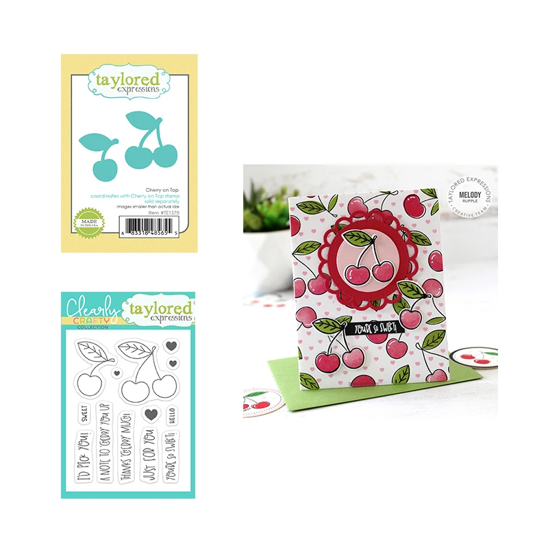 2021 Cherry on Top Metal Cutting Dies Silicone Stamps Scrapbooking New Make Photo Album Card Diy Paper Embossing Craft Supplies
2021 Cherry on Top Metal Cutting Dies Silicone Stamps Scrapbooking New Make Photo Album Card Diy Paper Embossing Craft Supplies