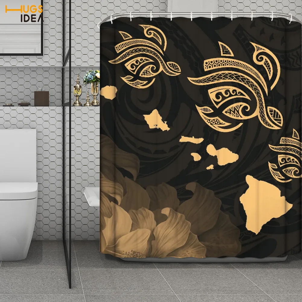 HUGSIDEA Hawaii Swim Turtle Tribe Print Home Accessories Shower Curtain Customized Bathroom Waterproof Fabric Eco Bath Curtains
HUGSIDEA Hawaii Swim Turtle Tribe Print Home Accessories Shower Curtain Customized Bathroom Waterproof Fabric Eco Bath Curtains