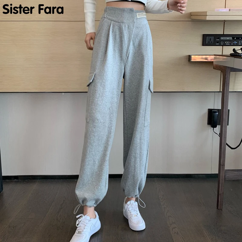 Sister Fara New Woman's Pants Jogging High Waist Plus Size Female Double Pocket Loose Casual Harem Pants Ladies Sport Trousers
Sister Fara New Woman's Pants Jogging High Waist Plus Size Female Double Pocket Loose Casual Harem Pants Ladies Sport Trousers