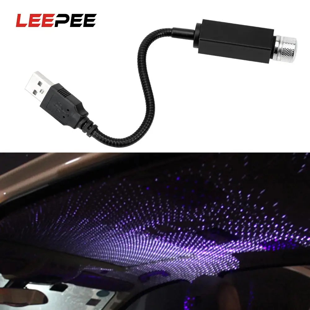 LEEPEE Atmosphere Galaxy Lamp LED Car Roof Star Night Light Projector USB Decorative Lamp Adjustable Multiple Lighting Effects
LEEPEE Atmosphere Galaxy Lamp LED Car Roof Star Night Light Projector USB Decorative Lamp Adjustable Multiple Lighting Effects