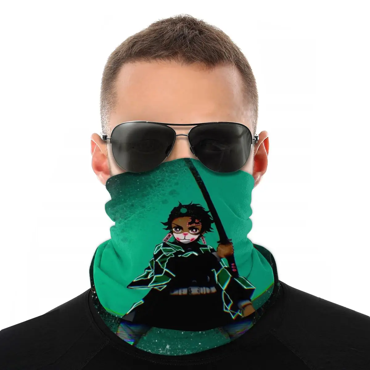 Green Tanjiro Magic Scarf Half Face Mask Unisex Fashion Tube Scarf Seamless Bandana Windproof Headband Cycling Hiking
Green Tanjiro Magic Scarf Half Face Mask Unisex Fashion Tube Scarf Seamless Bandana Windproof Headband Cycling Hiking