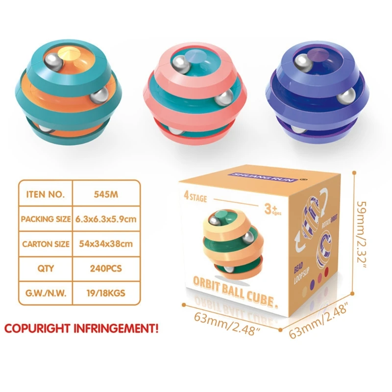 L9CD Finger Spinner Orbiting Ring Cube Party Favor Pressure Relief Anxiety Gyro Spinning Tops for Adults ADD Upgrade 4 Beads
L9CD Finger Spinner Orbiting Ring Cube Party Favor Pressure Relief Anxiety Gyro Spinning Tops for Adults ADD Upgrade 4 Beads