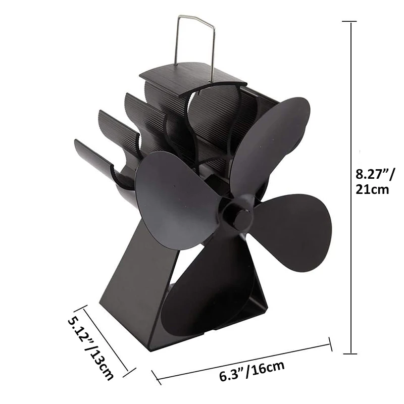 4 Blades Heat Powered Stove Fan 4/5 Blades Stove Fan Accessories Eco Fireplace Fan Wood Burner Quiet Energy Saving
4 Blades Heat Powered Stove Fan 4/5 Blades Stove Fan Accessories Eco Fireplace Fan Wood Burner Quiet Energy Saving