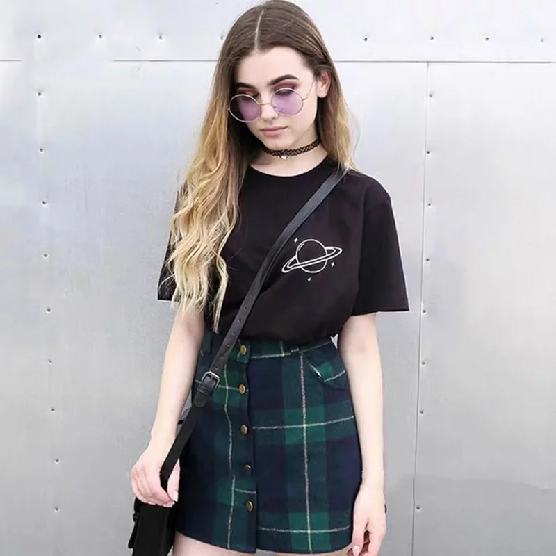 2020 Summer Women T Shirt Funny Design Interstellar Print T-Shirt O Neck Loose Casual Cotton Tee Camisetas Mujer Female Clothing
2020 Summer Women T Shirt Funny Design Interstellar Print T-Shirt O Neck Loose Casual Cotton Tee Camisetas Mujer Female Clothing