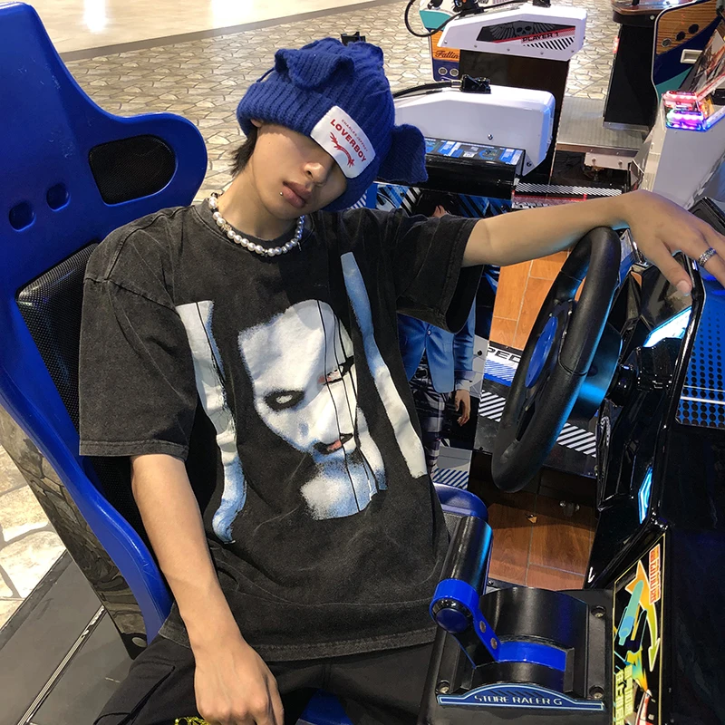Hip hop fashion brand short sleeve t-shirts men's hip hop zombie top TEES
Hip hop fashion brand short sleeve t-shirts men's hip hop zombie top TEES