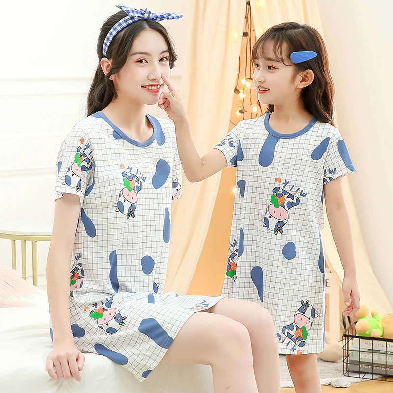 Kids Girls Nightdress Summer Cotton Girl Night Dress Children's Sleepwear Cartoon Nightwear Nightgowns Pajamas For Girls 2-18Y
Kids Girls Nightdress Summer Cotton Girl Night Dress Children's Sleepwear Cartoon Nightwear Nightgowns Pajamas For Girls 2-18Y
