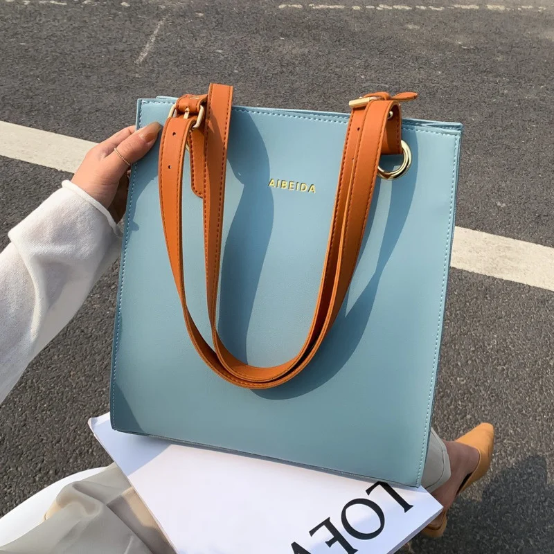 New Fashion Trend Shoulder Bags For Woman Luxury PU Leather Handbags Large Capacity Shopping Tote Bag Simple Casual Schoolbag
New Fashion Trend Shoulder Bags For Woman Luxury PU Leather Handbags Large Capacity Shopping Tote Bag Simple Casual Schoolbag