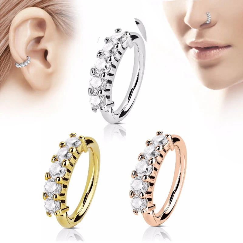 Septum Piercing Nose Ring Ear Nose Piercing Hoops Cz Tragus Cartilage Earrings Fake Piercing for Women Body Jewelry Accessories
Septum Piercing Nose Ring Ear Nose Piercing Hoops Cz Tragus Cartilage Earrings Fake Piercing for Women Body Jewelry Accessories