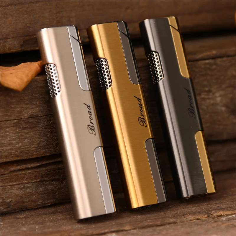 New Portable Metal Cigar Lighter Windproof Refillable Butane Gas Jet Torch lighters Smoking Accessories Men's and Women's Gifts
New Portable Metal Cigar Lighter Windproof Refillable Butane Gas Jet Torch lighters Smoking Accessories Men's and Women's Gifts