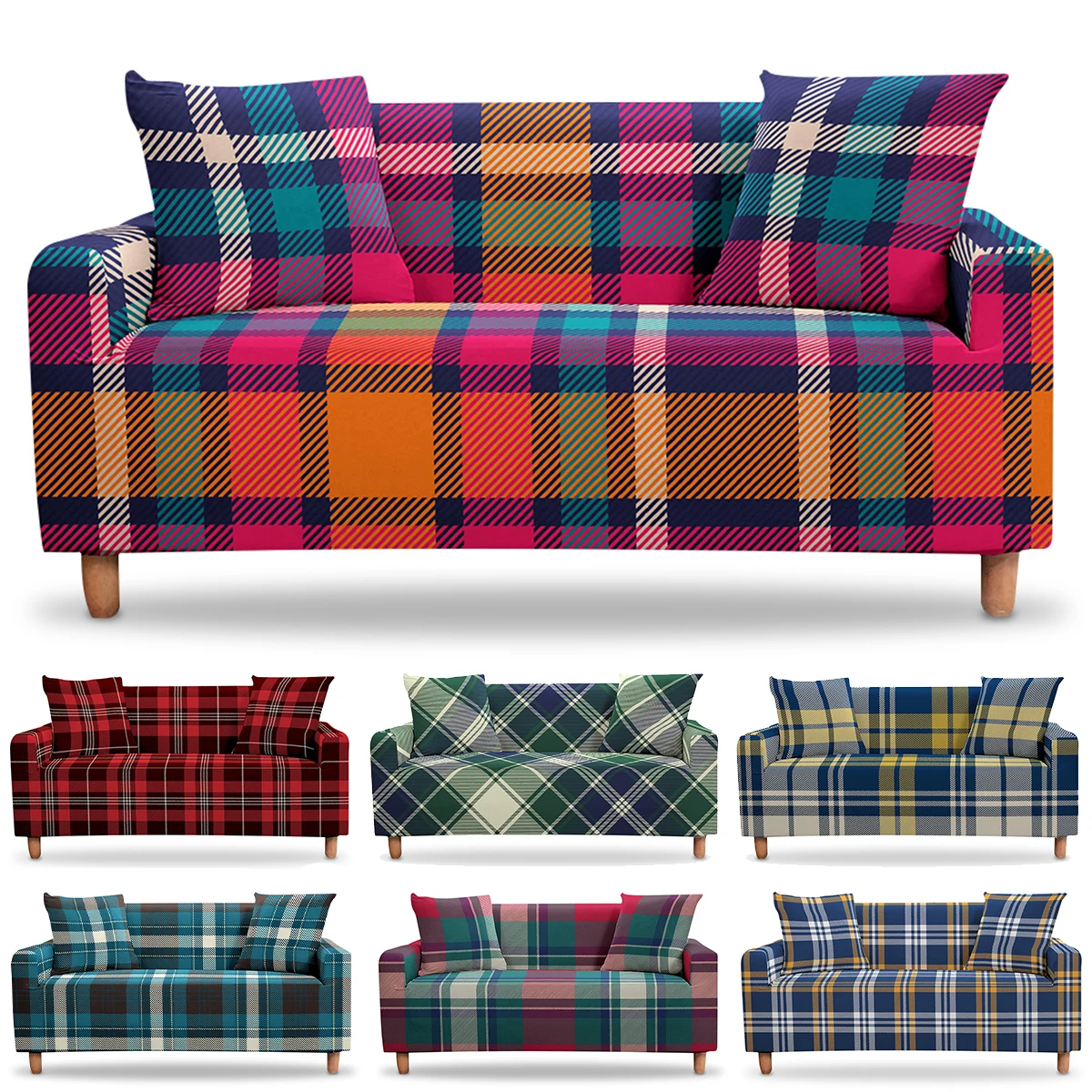 Square Lattice Printed L Shape Sofa Covers For Living Room Chair Protector Anti-dust Elastic Stretch Covers Corner Sofa Cover
Square Lattice Printed L Shape Sofa Covers For Living Room Chair Protector Anti-dust Elastic Stretch Covers Corner Sofa Cover