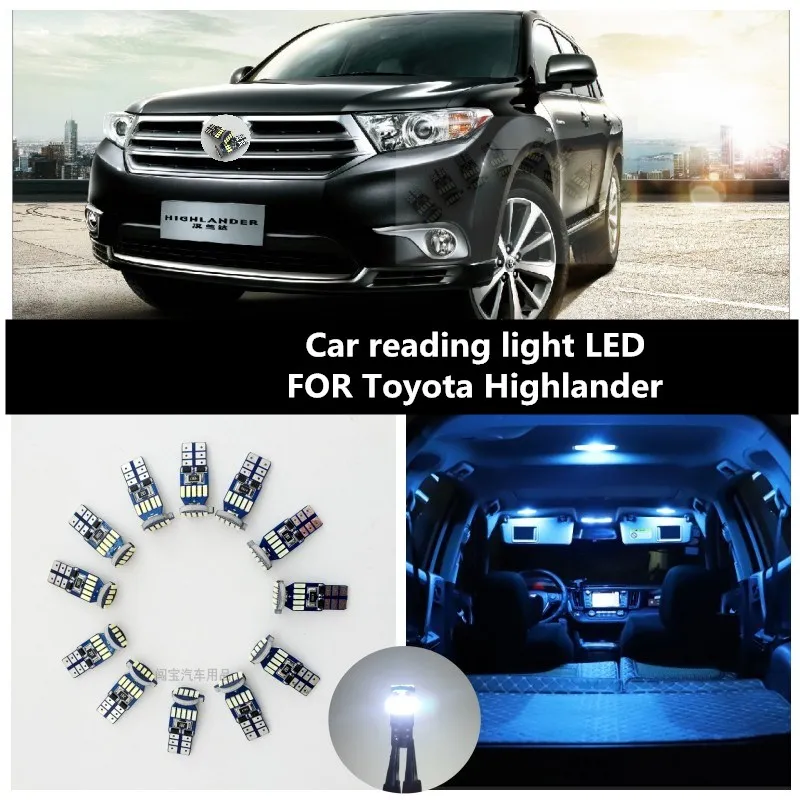 Для Toyota Highlander 2009-2020 интерьер чтение светильник светодиодный Атмосфера светильник крыши атмосфера светильник модификация 12V 6000K 
Для Toyota Highlander 2009-2020 интерьер чтение светильник светодиодный Атмосфера светильник крыши атмосфера светильник модификация 12V 6000K