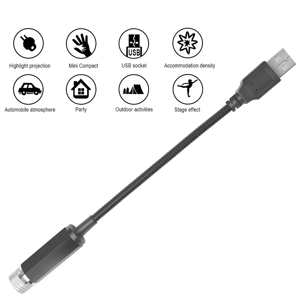 Car Roof Atmosphere USB LED Light Starry Sky Laser Ambient Night Lamp Projector Auto Interior Decoration Home Decor Lighting
Car Roof Atmosphere USB LED Light Starry Sky Laser Ambient Night Lamp Projector Auto Interior Decoration Home Decor Lighting